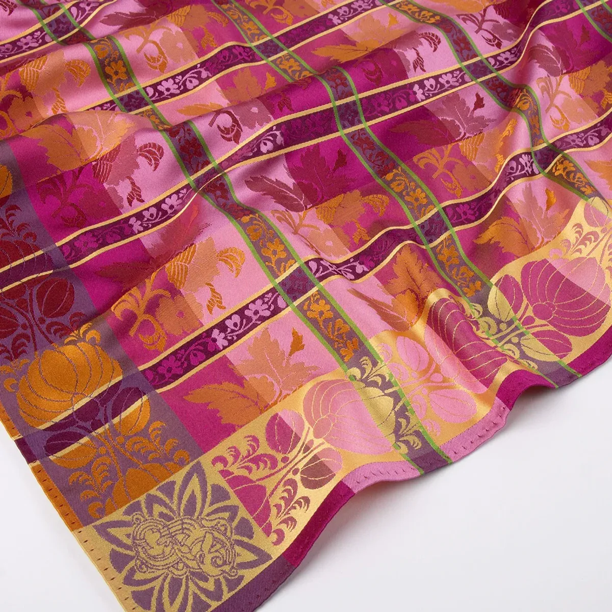 Silkeskjerf - Mimmi, rosa dempet